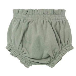 Quincy Mae Spruce Green Gathered Bloomers - 12-18 months